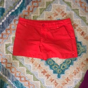 Red Patagonia shorts